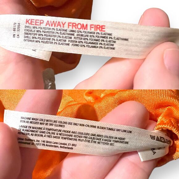 NWT Free People Intimately Night Owl Bodysuit Size S Super Tropical Orange $68 - Picture 8 of 12